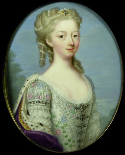 Portrait of Anne, Princess Royal and Princess of Orange (1709-1759) by Christian Friedrich Zincke